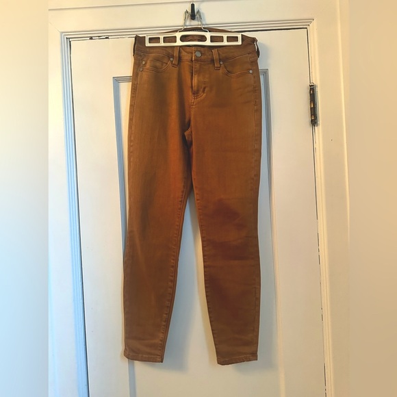 Liverpool Los Angeles Abby Ankle Skinny Jeans Brown Bay Size4 /27 5 Mid Rise - Picture 2 of 3